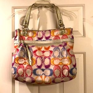 Coach Poppy Dream ‘C’ Glam Tote